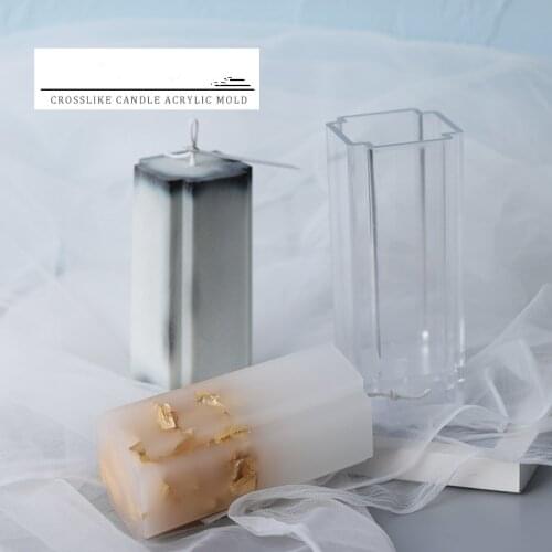 Cross shaped candle acrylic mold scented candle craft candle handmade DIY material