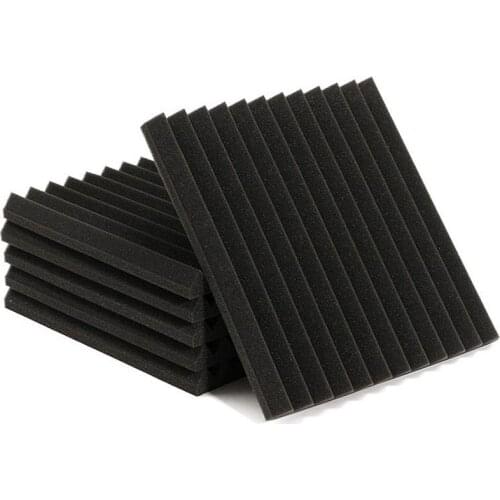 WSFS Hot Wedge Acoustic Foam With Adhesive Tape 8 Pcs Soundproof Panels,Silencing Sponge