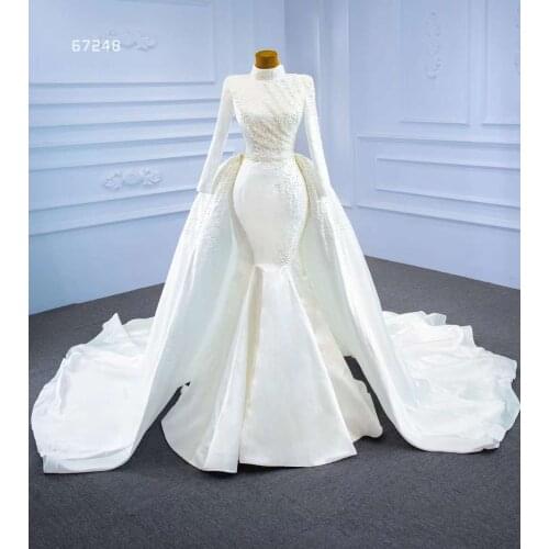 AOLANES Mermaid Silhouette Wedding Dresses