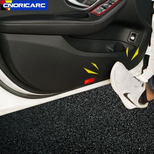 Car Styling Door Anti-kick Pad Film Decoration Sticker Trim For Mercedes Benz C Class W205 2015-2017 Anti Dirty Mat Accessories