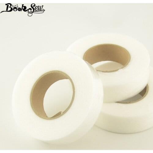 Booksew Adhesive Double Faced Fabric Tape Lining Synthetic Cotton Battings DIY Handwork Crafts 3CM Width 70 Yards 3 Rolls/lot