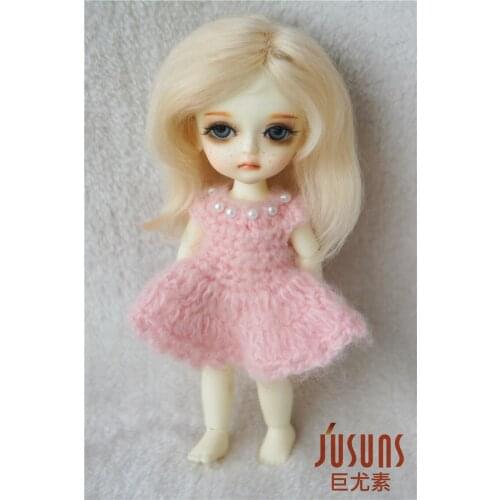 JD077 1/8 1/6 Pretty BJD Mohair Doll Wigs Size 5-6 inch 6-7 inch Long Soft Doll Hair Fashion Doll Accessories