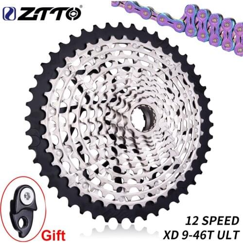 ZTTO new ULT 12 Speed 9-46T Cassette MTB XD Cassette Ultralight Steel Durable Ultimate 12s Sprocket 9-46 k7 9 to 46 363g