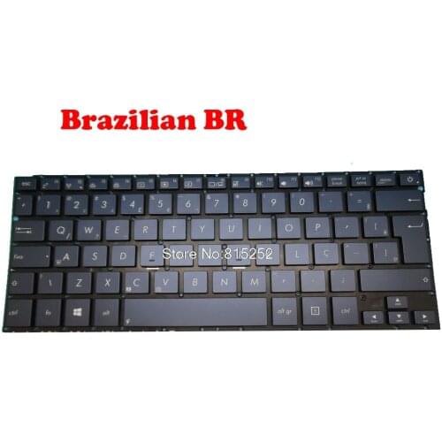 Laptop Keyboard For ASUS UX301 UX301L UX301LA Blue Brazilian BR/Japanese JP/Portuguese PO No backlight film 0KNB0-362APO00