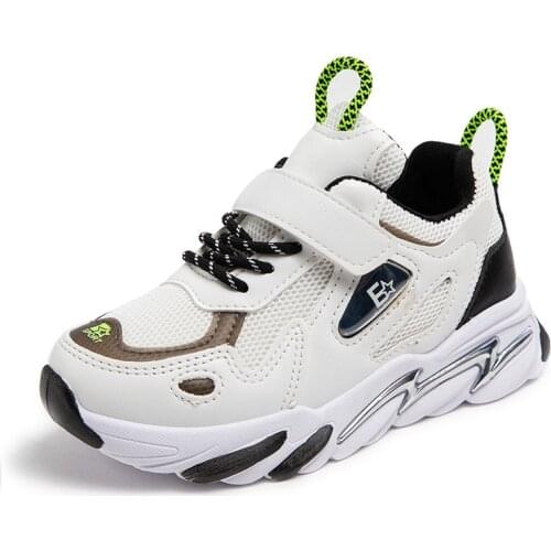 Boys' Fashion Air-mesh Sneakers 2021 New Girls' Running Shoes Students' Casual Shoes Back To School Shoes Non-slip Hot Fashion