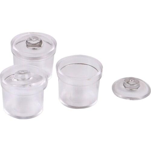 Dollhouse Miniature Accessories Mini Glass Seasoning Bottle Simulation Kitchen Food Model Toys