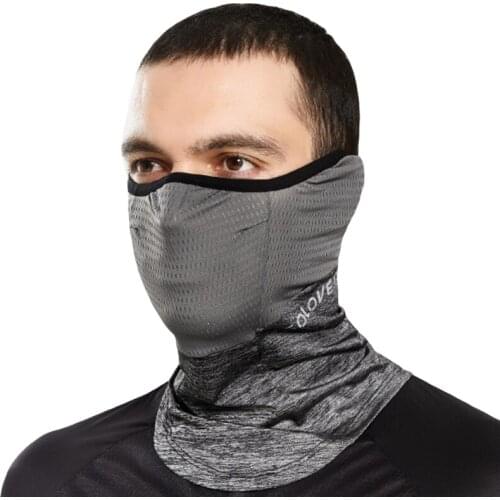 Summer Cycling Face Mask Ride Running Scarf Anti-UV Headwear Cool Ice Silk Headband Breathable Anti-sweat Bandana Sports g
