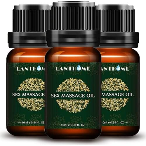 Lanthome 10ml aphrodisiac sex massage oil improve sexual desire Relax spirit sex flirt body massage oil toys for adults