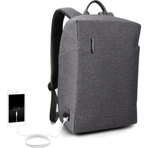 Men Laptop Backpack Large Capacity Travel Backpack Computer External USB Charge Computer Backpacks Anti-theft Waterproof Bags