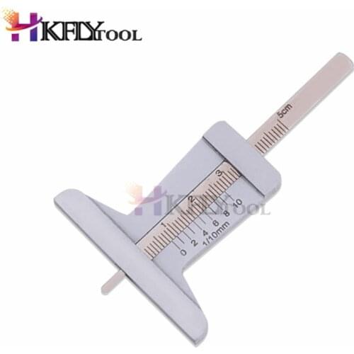 Stainless Steel Car Tyre Tire Tread Depth Gauge Meter Ruler Caliper Moto Truck Pie De Rey Paquimetro Measuring Tools