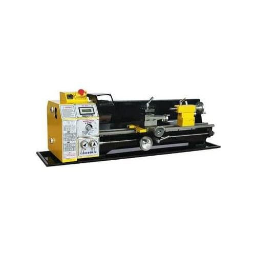 New High-quality 600A Mini Lathe Stainless Steel Processing Lathe Household Metal Woodworking Lathe 110V / 220V Brushless 1.1KW