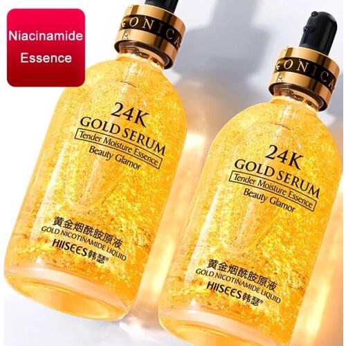 24k Gold Face Serum Hyaluronic Acid Serum Moisturizer Essence Cream Whitening Day Creams Anti Aging Anti Wrinkle Acne Art