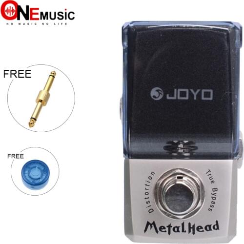 Joyo JF-315 Metal Head Distortion Effect guitar Pedal Ironman Mini Series Guitar Pedal with pedal connector and MOOER knob