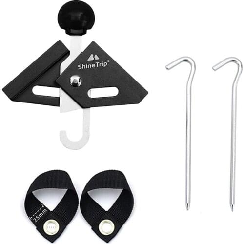 A5KC Tent Rod Connector Aluminum Alloy Adjustable Angle Holder Non-Slip Protection Pyramid Tent Awning Rod Thimble Joint