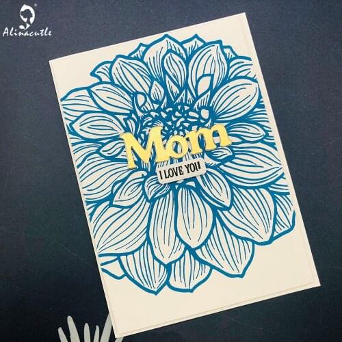 Big Floral Sunflower CLEAR STAMPS Scrapbooking Handmade Card Album Paper Craft Rubber Transparent Silicon Stamp Alinacutle