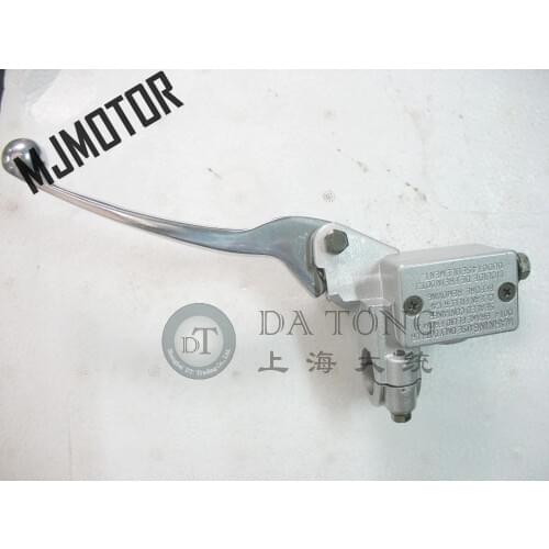 Silver Hydraulic Brake Handle w/ Master Cylinder Left Side for Chinese Scooter Honda Yamaha Kawasaki ATV Moped Motorcycle Parts