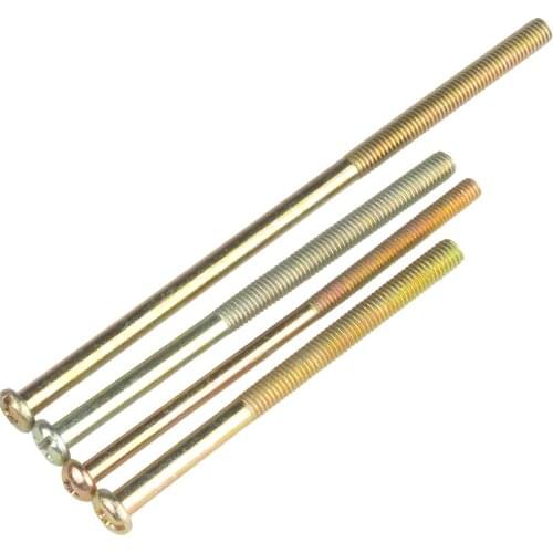 Phillips Cross Recessed Pan Head Machine Long Screw Metric Thread Round Head Bolt M3 M4