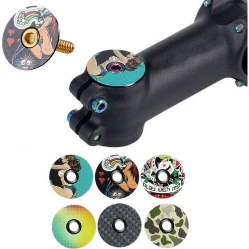 Bicycle Stem Top Cap Headset Cover MTB Road Bike Bowl Cycling Accessories front Fork Head Tube Ultra Light Aluminum Alloy
