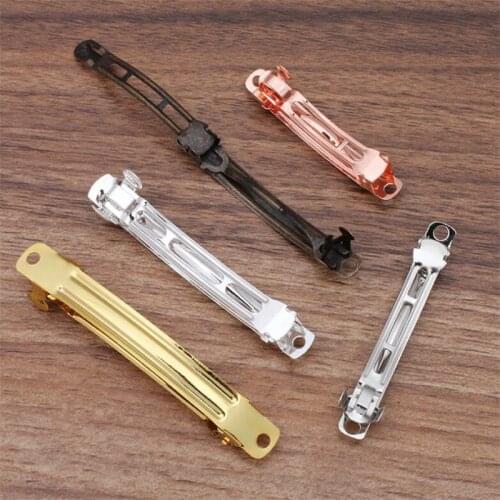10pcs Antique Bronze Hair Jewelry Settings Blank Base for DIY Vintage Hairclip Hairpins Barrettes Retro Hair Wear Accessories