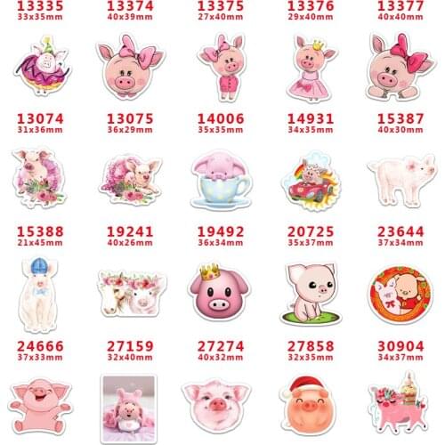 10 Pcs Cartoon Planar Resin Cabochons PR13335