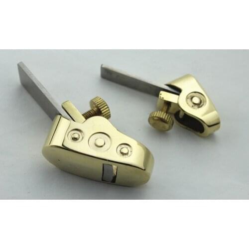 2 pcs new style various convex bottom brass planes, Violin/Viola making tools