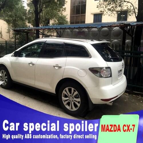 2006-2013 for Mazda CX-7 Spoiler high quality ABS Material Car Rear Wing Primer Color Rear Spoiler for mazda CX-7 spoilers