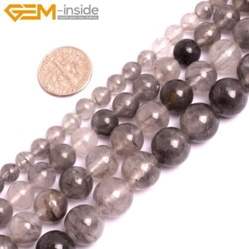 Cloudy Cloud Crystal Quartz Beads For Jewelry Making 6mm 12mm 15 inch DIY Jewellery FreeShipping Wholesale