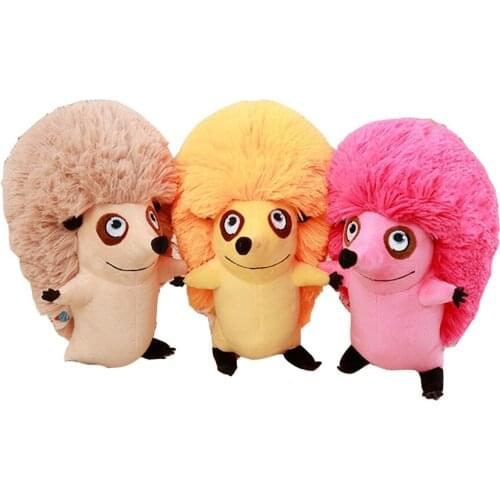 Children plush toys Colorful smile big eyes Hedgehog doll kids Stuffed toys birthday Christmas gifts