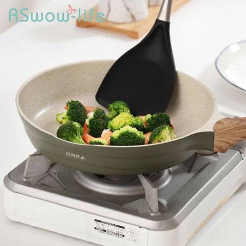 Home Multifunctional Maifan Stone Pan Non-stick Cooker Induction Cooker Potato Omelette Steak Frying Pan Gas Wok Kitchen Pots