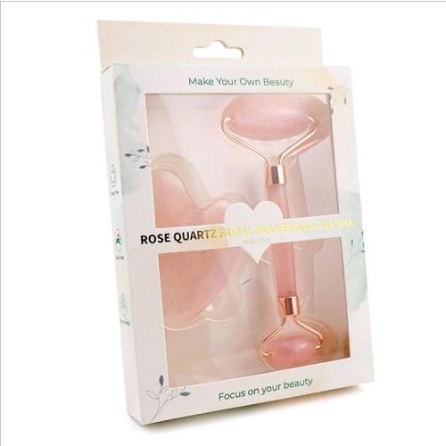 Hot sale jade beauty face roller massager box