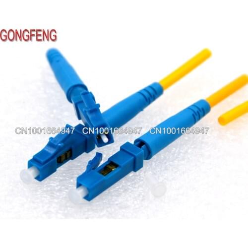 GONGFENG 20pcs New LC/UPC Round Cable Rapid Optical Fiber Quick Connector LC indoor Fast Cold Splice Free shipping to Brazil