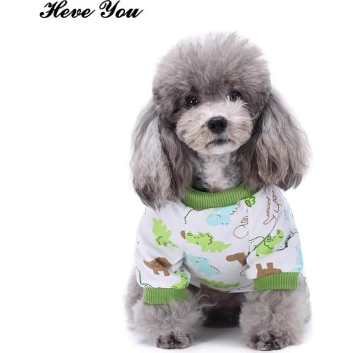 Heve You New Jumpsuits Soft Cotton Pet Pajamas Animal Conjoined Pajamas Winter Warmer Pets Dog Clothes Dog Costume Cat Clothing