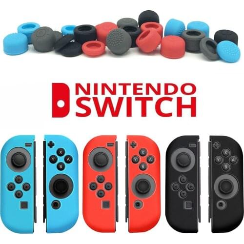 Gen Game 8 x Silicone Thumb Stick Caps Gel Guards for Nintendo Switch Joy-Con Controller Joystick Grips Game Accessories