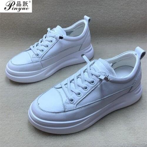 Sneakers Women New Autumn Winter High Top Shoes White Sneakers High Quality Lace Up Chunky Sneakers Moda Mujer
