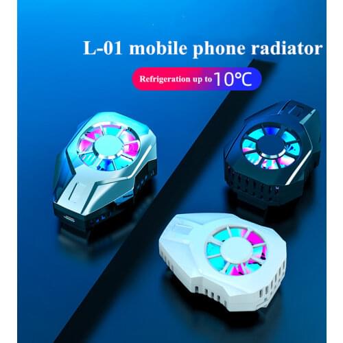 L-01 Mobile Phone Accessories Semiconductor Radiator Refrigeration Rapid Metal ABS Portable Universal Cooling Fan for iPhone IOS