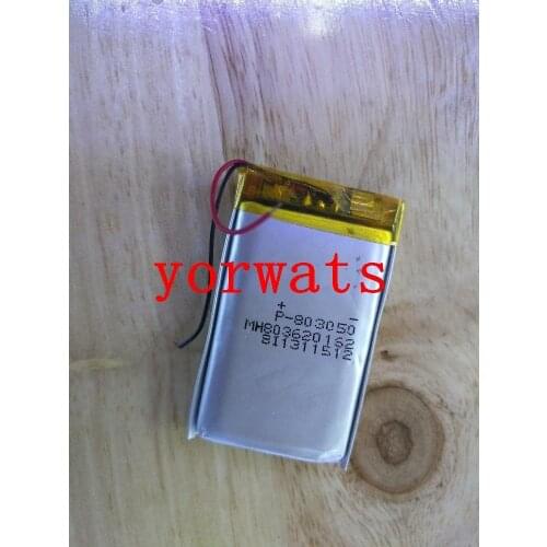 New Hot A Rechargeable Li-ion Cell 3.7V polymer lithium battery 803050 083050 direct charging high capacity MP5 navigator