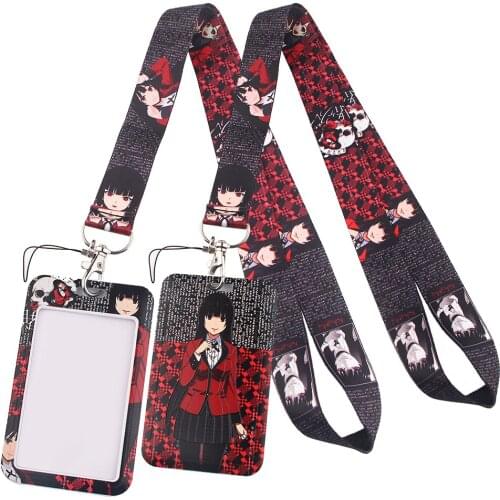 LT14 Anime Key lanyard Car Keychain Personalise Office ID Card Pass Gym Mobile Phone Key Ring Badge Holder Jewelry Gifts