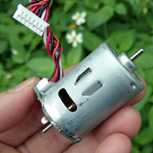 JOHNSON DC 12V-24V 18V 15000RPM Micro Mini Electric RS-385 Motor High Speed Large Torque Dual Shaft PCB Board Hall Components