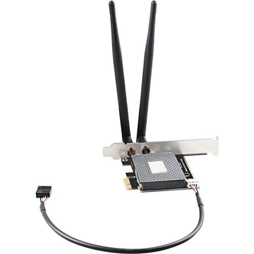 MINI PCIE Desktop Wifi Adapter PCI-E X1 Wireless WiFi Network Adapter Converter Card Support Bluetooth for PC
