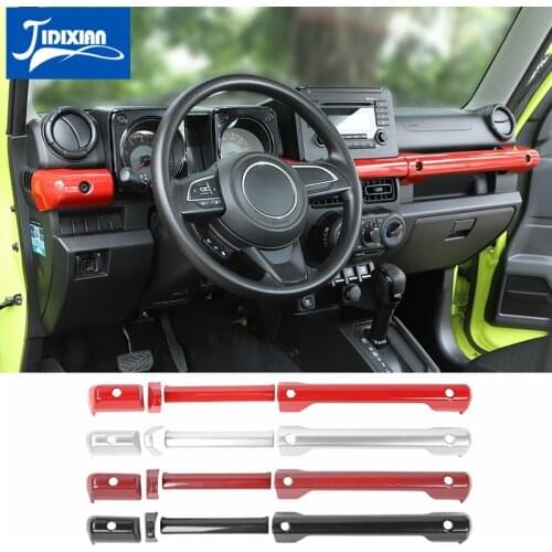 MOPAI Car Stickers for Suzuki Jimny JB74 2019+ Car Central Control Handle Decoration for Suzuki Jimny 2019+ Accessories