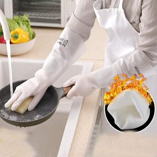 Gloves Household Dishes Washing Clothes Kitchen Dishwashing Gloves Rubber Glove For Washing Cleaning Gloves Reusable Wash Dishes