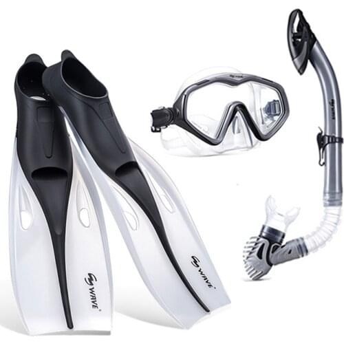 Professional Swimming Fins Portable Silicone Adult Scuba Diving Long Submersible Snorkeling Water Sports Equipment Dive Flippers