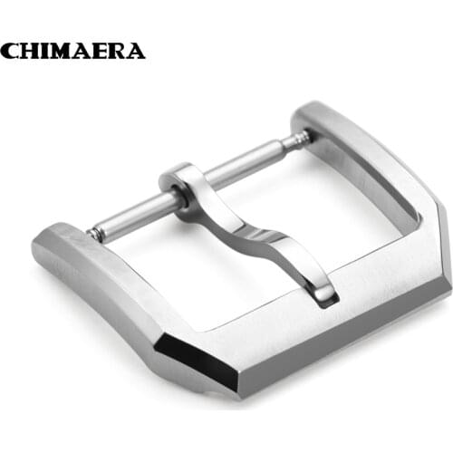 18mm Watch Buckle 316L Stainless Steel Pin Tang Buckle Brushed Watch Clasp For IWC Watch Band Strap Tang Buckle Free Shipping