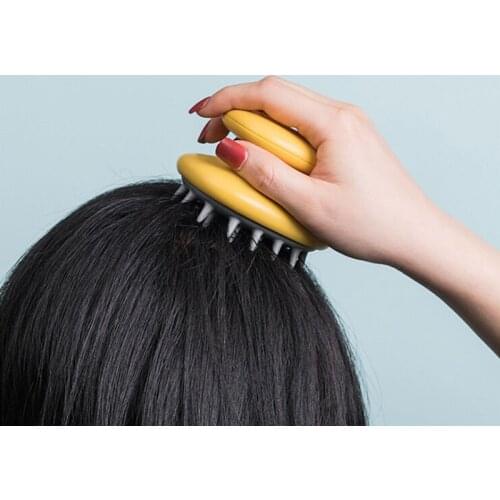 Handheld Scalp Shampoo Massage Brush Washing Shower Hair Comb Mini Head Meridian Massage Comb