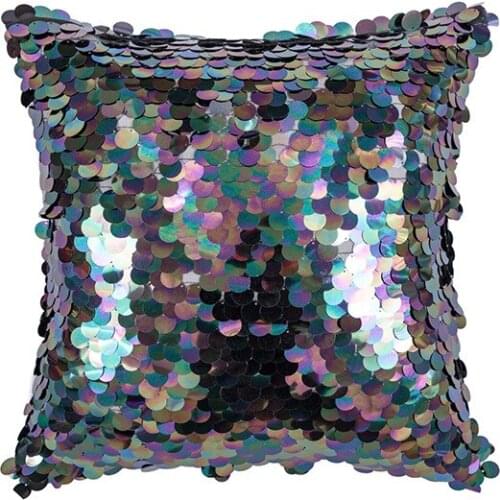 Modern Simple Sequin Pillow Sofa Living Room Bedroom Bedside Waist Pillow Cushion Office Afternoon Nap Relax Hug подушка Cover