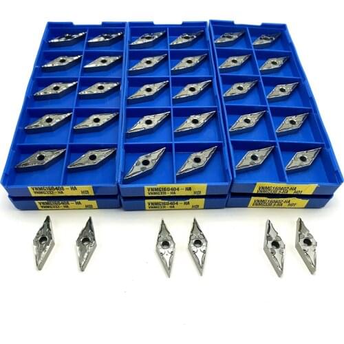 VNMG160402 VNMG160404 VNMG160408 HA H01 aluminum turning insert lathe tools high quality CNC carbide wood turning tools