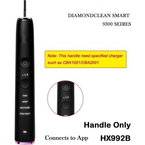 Philips Sonicare DiamondClean Smart Electric toothbrush 9300 Series HX992B Handle Only HX9903 HX992W HX992P HX9924 with app