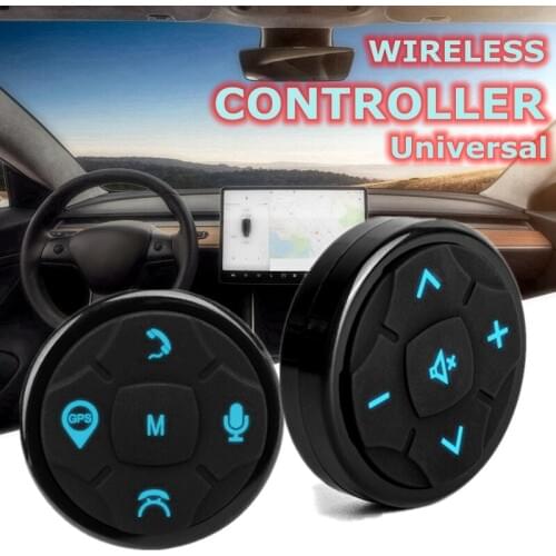 10 Key Car Universal Controller Wireless Music DVD GPS Navigation Radio Remote Control Button