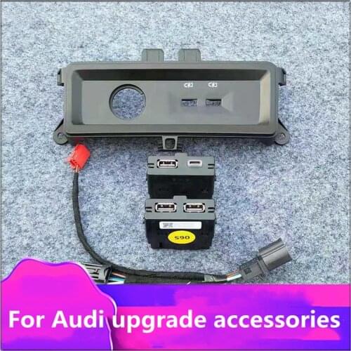 FOR Audi A6 C8 A7 19-21 models upgrade and retrofit high configuration rear convenient USB charging socket interface