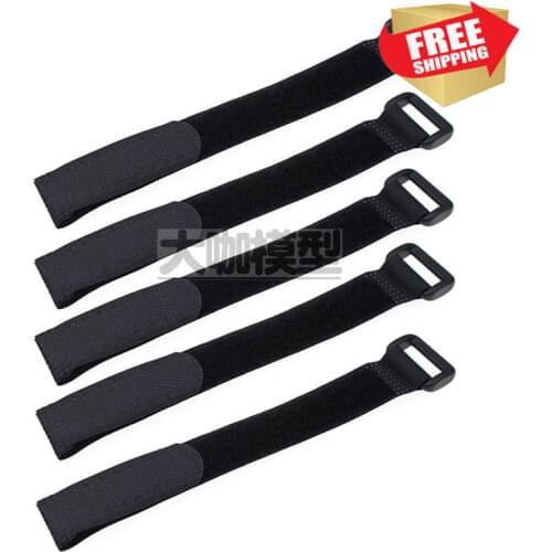 RC Parts Reverse buckle velcro lithium battery straps fixed cable ties 2*20cm 2*30cm option parts